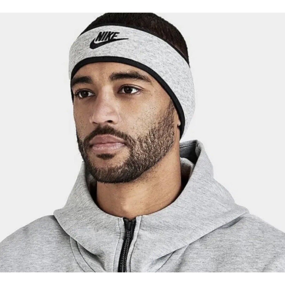 Nike Men's Club Fleece Headband, Winter Cold Weather Gear, One Size, Grey